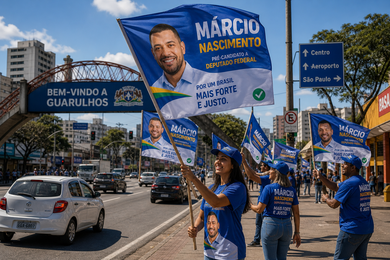 Comícios e caminhadas